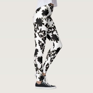Andreya Black and White Leggings
