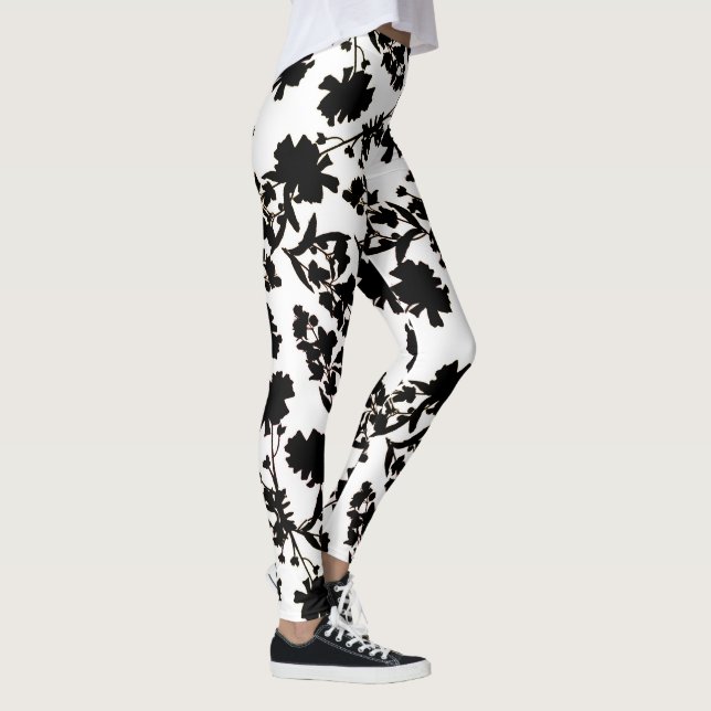 Andreya Black and White Leggings (Höger)