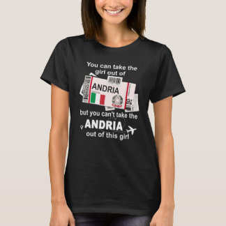 Andria Boarding Pass Andria Flickvän Andria T Shirt