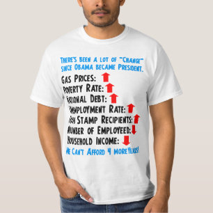 Ändring - Anti Obama 2012 T-shirt