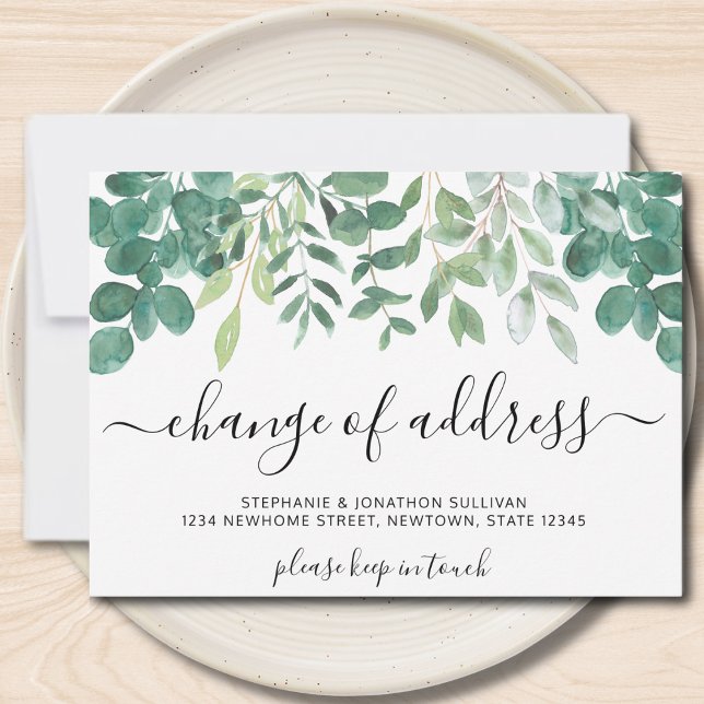 Ändring av Adress Eucalyptus Flytta Annocement Meddelande (Skapare uppladdad)