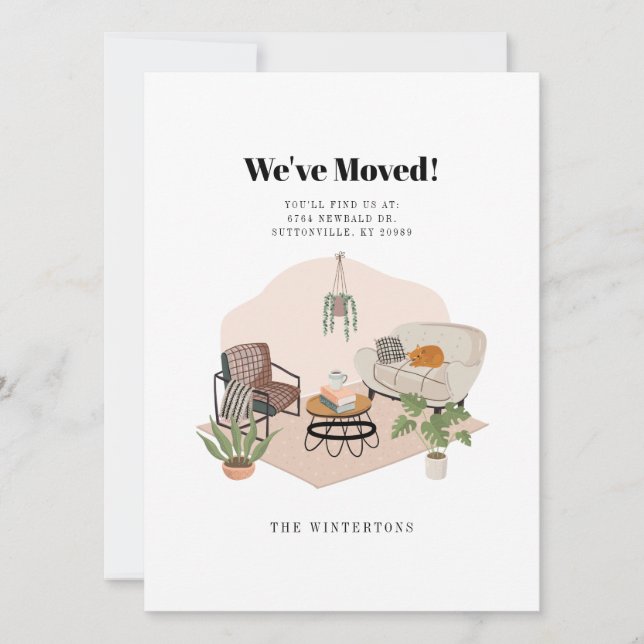 Ändring av Adress Flytta-meddelande (Framsida)