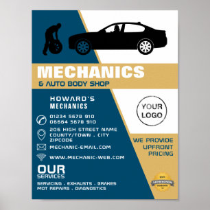 Ändring av däck, automatisk mekanik och reparation poster