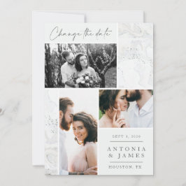 Ändring av datum för Marble bröllop Spara Datumet