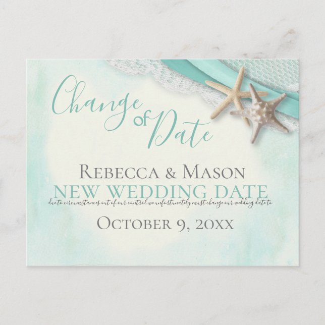 Ändring av datum för stjärtfenor och band vykort (Framsida)