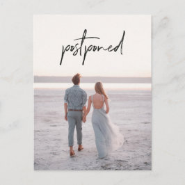 Ändring av datum för uppskjutning av Photo Bröllop Vykort