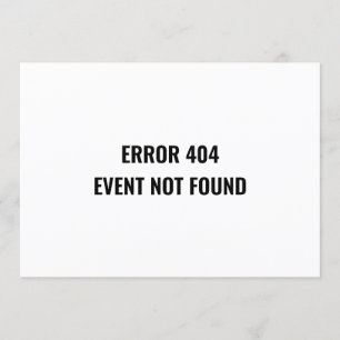 Ändring av datumuppskjuten Funny Annullerad händel Inbjudningar