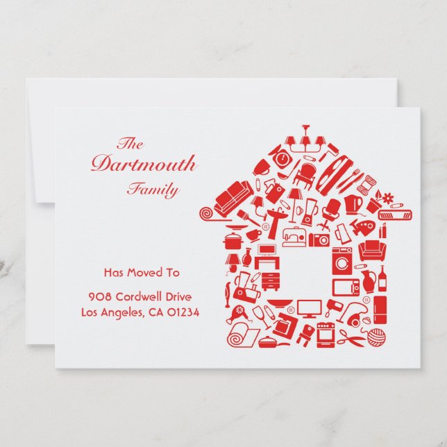 Ändring av meddelande om platta kort för Adress (Framsida)