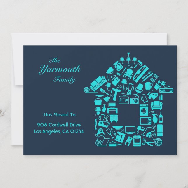 Ändring av meddelande om platta kort för Adress (Framsida)