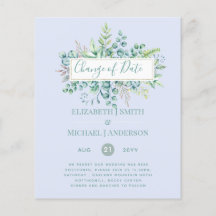 Ändring av planer Datum för händelse av Eucalyptus