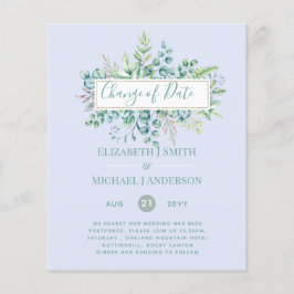 Ändring av planer Datum för händelse av Eucalyptus