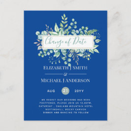 Ändring av planer Datum för händelse av Eucalyptus Vykort