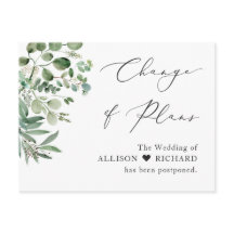 Ändring av planer Skript Enkelt Elegant Eukalyptus