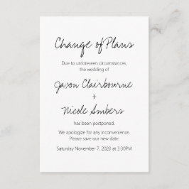 Ändring av schemaläggning av fotot Bröllop eller h Inbjudningar