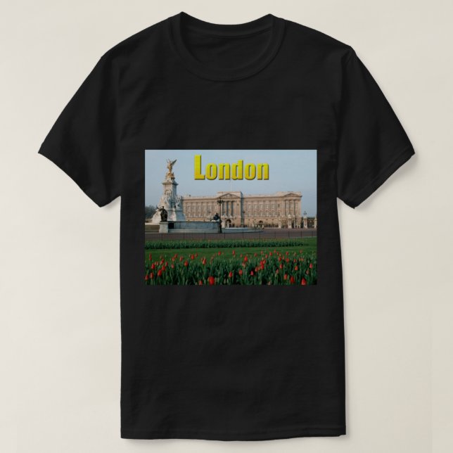 Ändring av vaktstyrkan i Buckingham Palace London  T Shirt (Design framsida)
