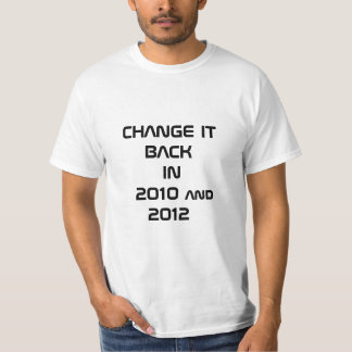 ÄNDRING DET som ÄR TILLBAKA I 2010 och 2012 Tröja