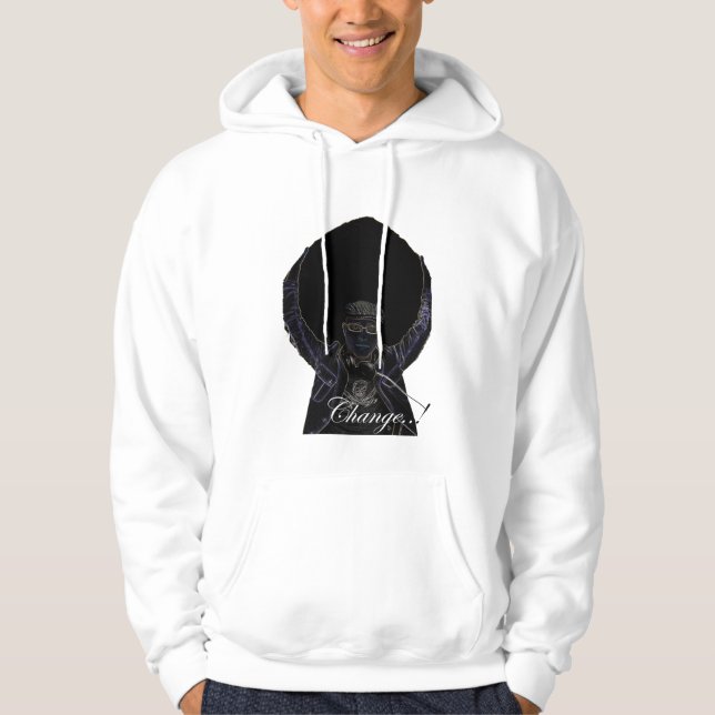 "Ändring.! "Hooded tröja Sweatshirt Med Luva (Framsida)