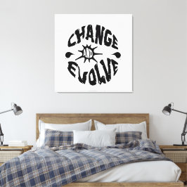 ÄNDRING OCH UTVECKLING CANVASTRYCK