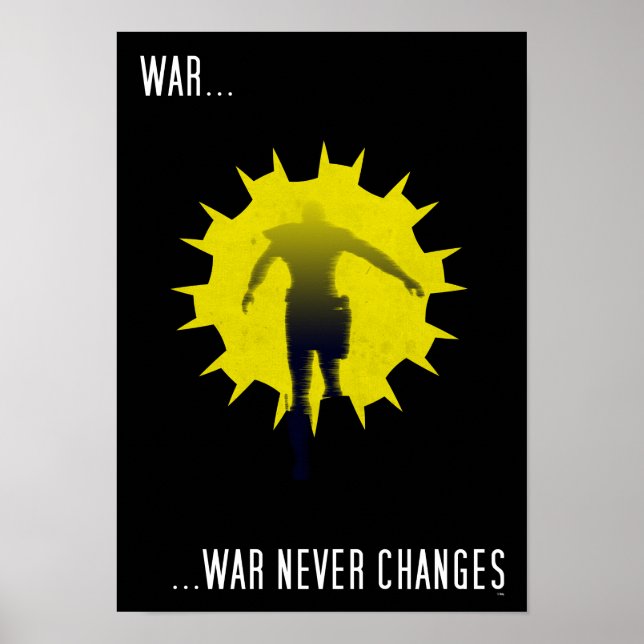 Ändringar i Krig ändras aldrig Poster (Framsidan)