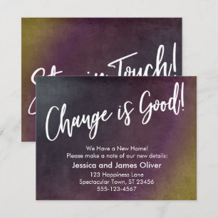 Ändringen är meddelande om flerfärgad körning av B Inbjudningar