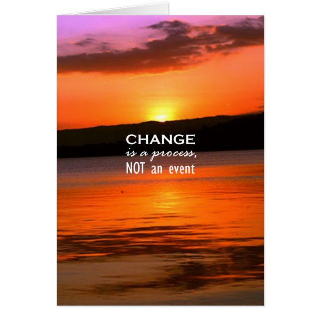 Ändringen är Processaa Hälsningskort (Framsidan)