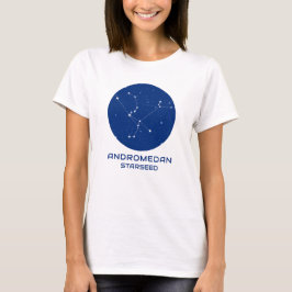 Androansk Starfrö T-Shirt | Blue Galactic Tee