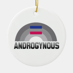 ANDROGYN REGNBÅGE JULGRANSPRYDNAD KERAMIK