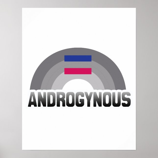 ANDROGYN REGNBÅGE POSTER (Framsidan)