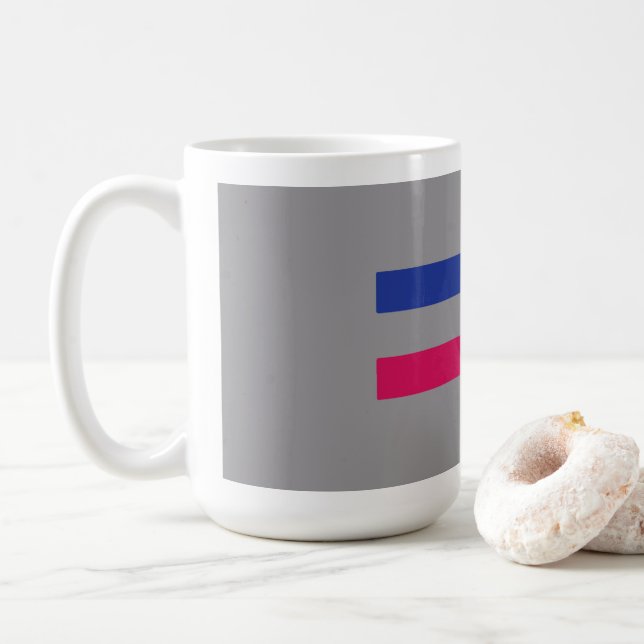 Androgyn stolthet kaffemugg (Med munk)