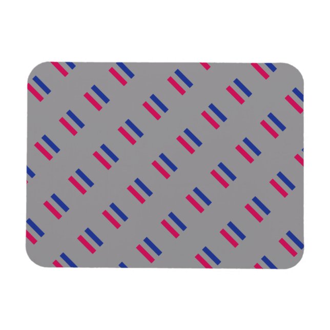 ANDROGYN STOLTHETSMÖNSTER MAGNET (Horisontell)