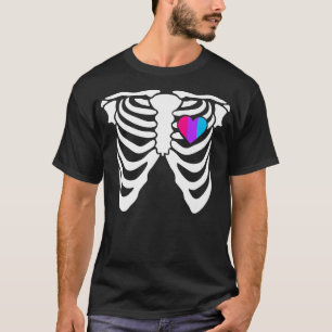 Androgyne Gay Skeleton Nonbinary Gender T Shirt