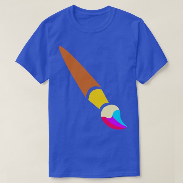 Androgyne Paintbrush T Shirt (Design framsida)