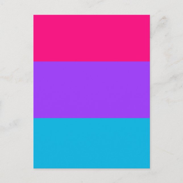 Androgyne Pride Flag  Vykort (Framsida)