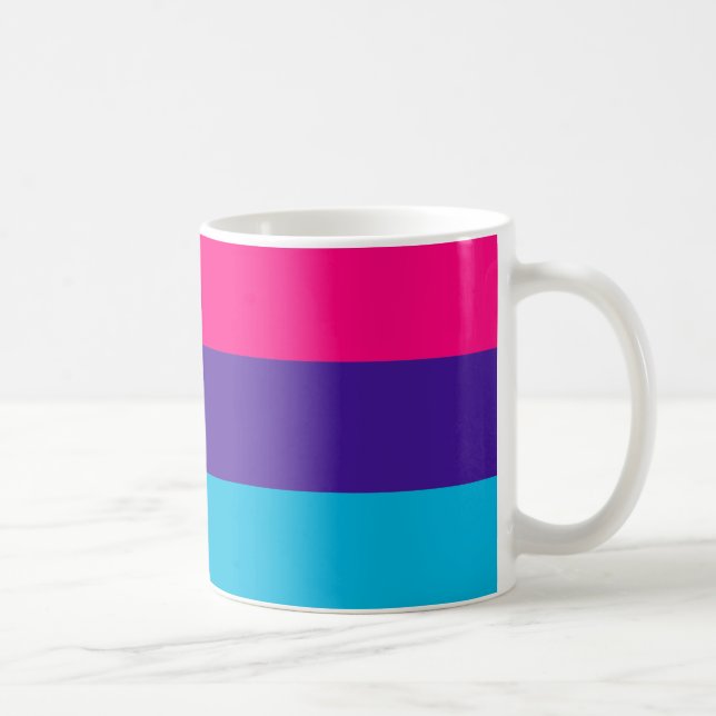 Androgynt stolthetsflagg kaffemugg (Höger)