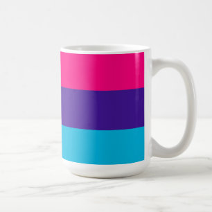 Androgynt stolthetsflagg kaffemugg