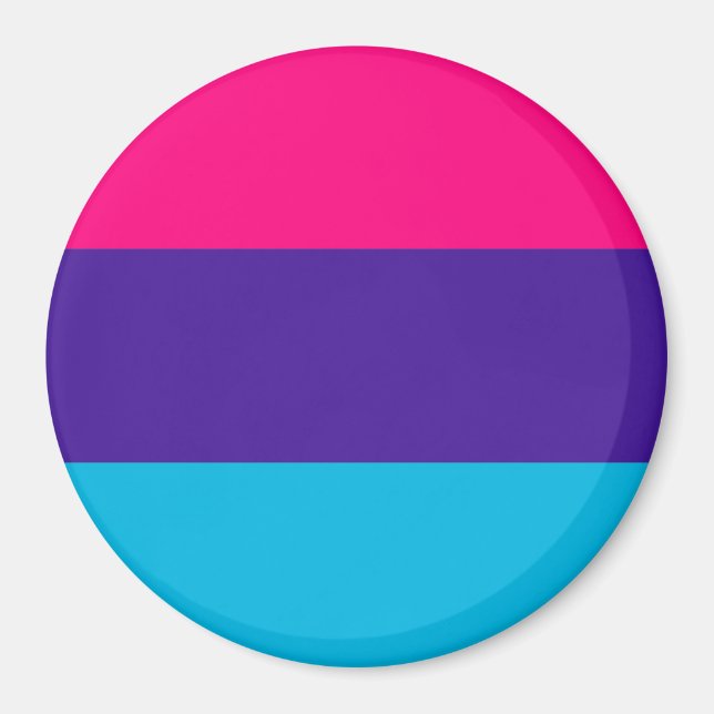 Androgynt stolthetsflagg magnet (Framsidan)