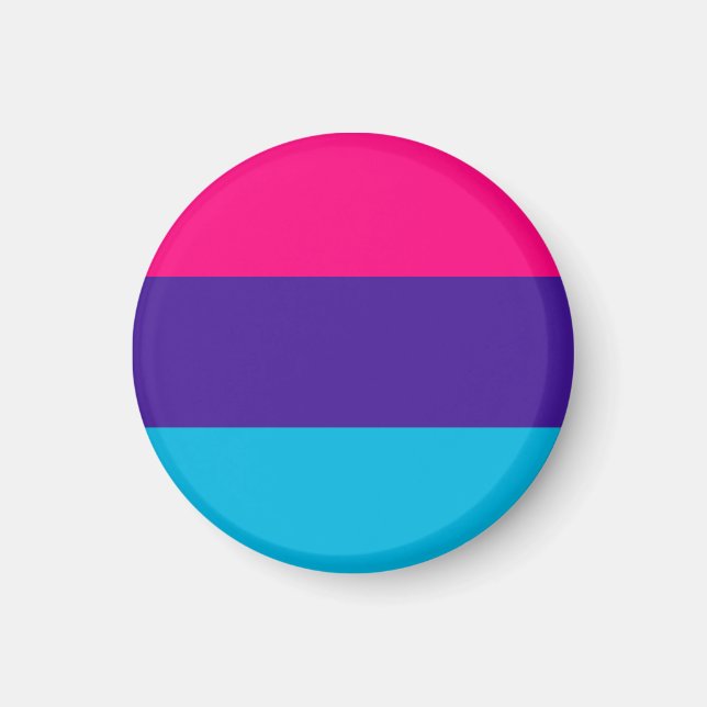 Androgynt stolthetsflagg magnet (Framsidan)