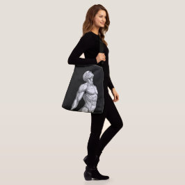 Android Anatomy: Cyborg Futuristic Crossbody Bag Axelväska