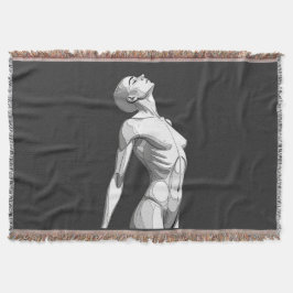 Android Anatomy - Premium Cozy Fleece Blanket Filt