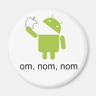 android > äpple (runda magneter) magnet