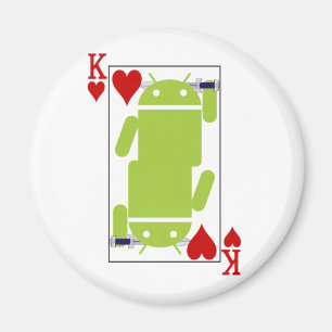 Android av hjärtor magnet
