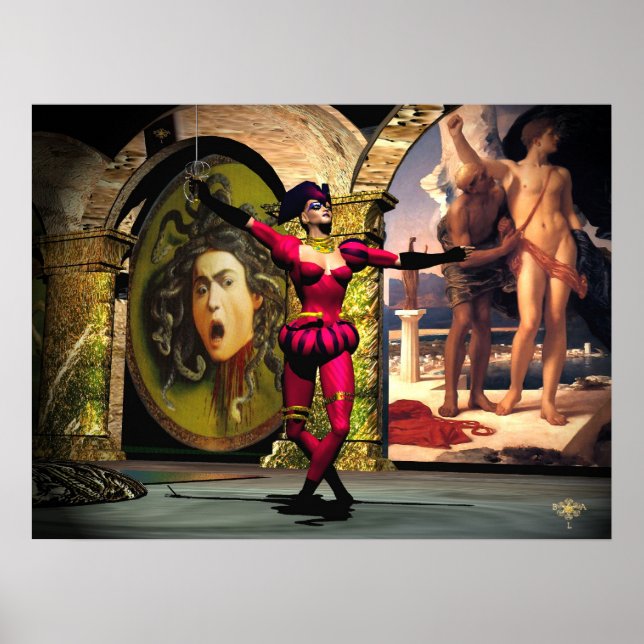 ANDROID BALETT, Science Fiction Poster (Framsidan)