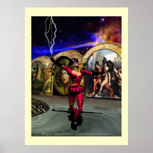 ANDROID BALETT, Science Fiction Poster
