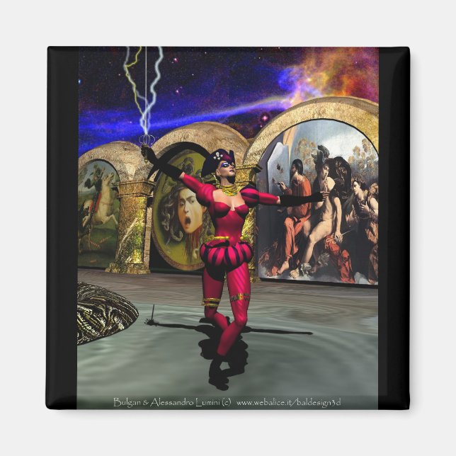 ANDROID BALLET, Science fiction Magnet (Framsidan)