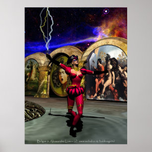 ANDROID BALLET, Science fiction Poster