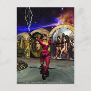 ANDROID BALLET, Science fiction Vykort