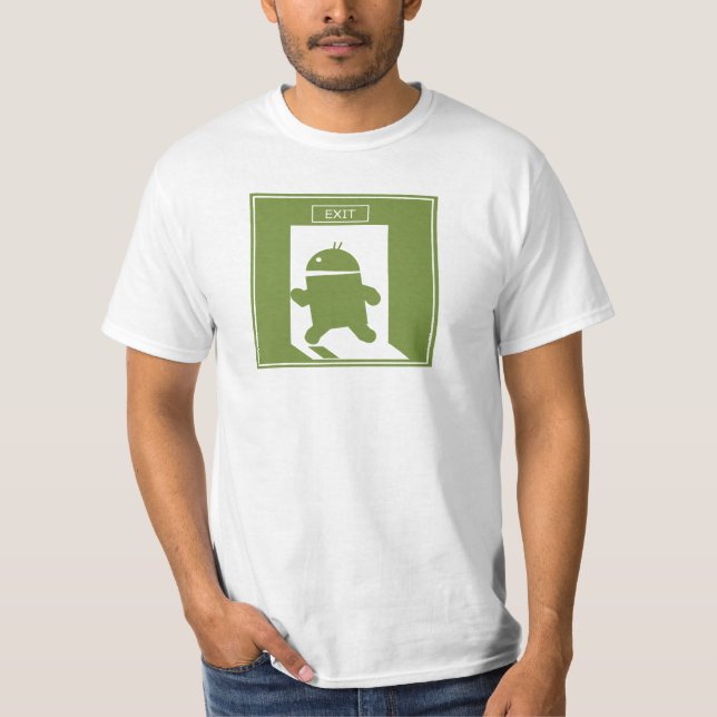 android escaping t shirt (Framsida)