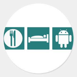 Android för tidigt viloläge runt klistermärke