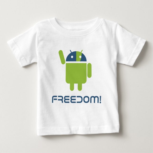 Android=Frihet Tee Shirt (Framsida)