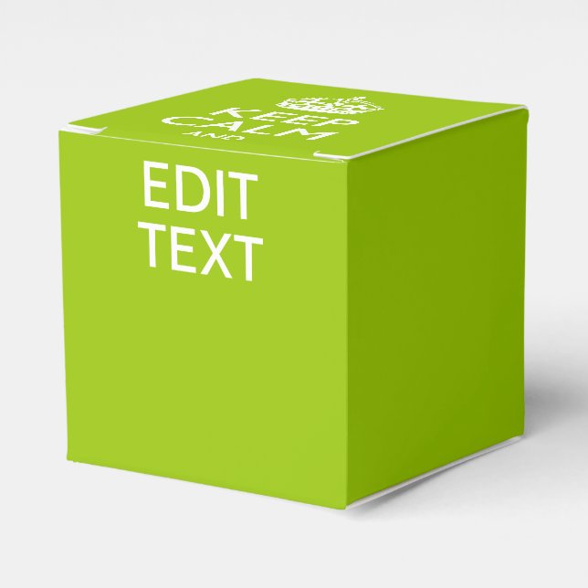Android Grönt Stil Behålla Lugn och text Presentaskar (Framsidan Sidan)